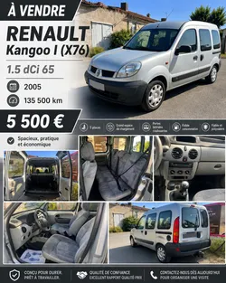 Renault Kangoo 1.5 dCi 65 – 2005 – 135 500 km