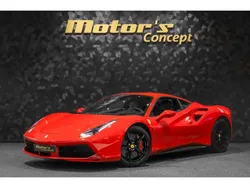 Ferrari 488 GTB 3.9 V8 - ROSSO CORSA 670 CH / FEUX ADAPTATIFS CARBONE + LEDS LIFT