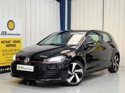 Volkwagen Golf VII GTI 2.0 Tsi 220ch 3p BVM6 - Boite Manuelle, Historique d'entretien complet, Révisée, Xénon, JA 18", Radars....