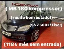 Mercedes-Benz C 180 Muito bom estado 118 mês