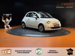 Fiat 500 cabriolet 1.2 finition lounge - radar de recul - climatisation - bluetooth - usb