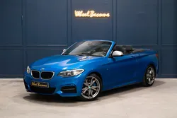 BMW 235 (F23) CABRIOLET M235I 326 BVA8 - Bleu estoril - Pack M int/ext - Freins M - Harman Kardon - Caméra - Accès confort - Driving assist - Volant et sièges chauffants - Nav pro avec DAB