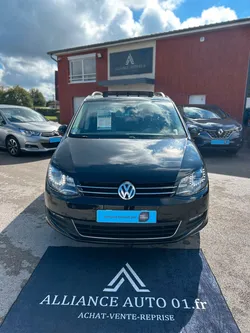 Volkswagen Sharan II 2.0 TDI 150Ch Allstar 7 places – GPS Europe tactile / Toit ouvrant panoramique / Attelage amovible / Radars AV & AR / Climatisation auto