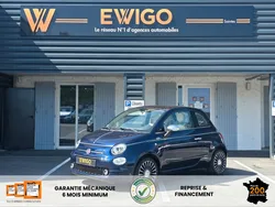 FIAT 500 1.2 69ch PACK RIVA VOLANT BOIS MY17 / TOIT PANORAMIQUE / REGULATEUR / AIDE AU PARKING AR / UCONNECT