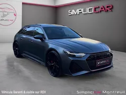AUDI RS6 IV 4.0 TFSI 600CV QUATTRO TIPTRONIC 8 Garantie 12 mois GRIS MATT EXCLUSIVE FULL LOA