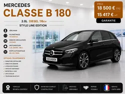 Mercedes Classe B 1° Main / 2L Diesel Carnet Mercedes Boîte auto 180 Style Line Edition W247