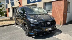 44 990 HT / FORD CUSTOM SPORT 320 L2H1 CABINE APPROFONDIE 5 PLACES 2.0 170 CV bva NOIR neuf / TVA recuperable