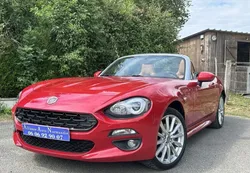 Fiat 124 spider 140 ch 61900 kms “rouge passione” cuir fauve/inox historique complet 1ere main