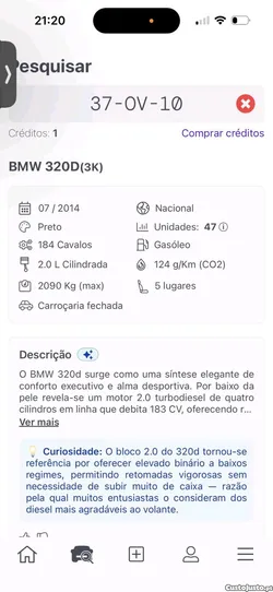 BMW 320 luxury
