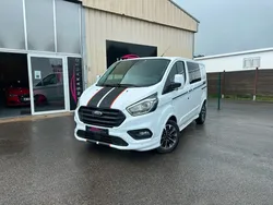 Ford transit custom cabine approfondie 320 l1h1 2.0 ecoblue 185 sport / camera / carplay / attelage