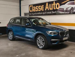 BMW X3 (G01) xDrive 30d 265ch Luxury Garantie 12 mois, Apple Carplay, Android Auto, Caméra 360°, Chargeur induction, Clim 3 zones, Régulateur adaptatif, Sièges et volant chauffant ...