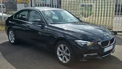 BMW SÉRIE 3 318d 143ch LUXURY – BERLINE NOIRE – CUIR – 1 PROP – CT OK 06/2026