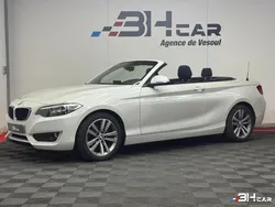 Bmw Serie 2 Cabriolet 218d Lounge DKG - 150cv / Bluetooth / Suivi à 100% / Radars AR / Clim auto
