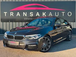 BMW SERIE 5 G30 520d 190 ch BVA8 M Sport/TOIT OUVRANT/HARMAN KARDON/SIEGES ELEC À MÉMOIRE CHAUFFANTS