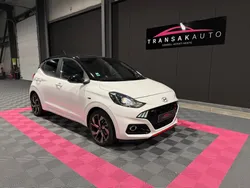 HYUNDAI i10 1.0 T-GDI 100 CV N Line + 1ÈRE MAIN + CARPLAY/ ANDROID AUTO SANS FILS + CAMÉRA + RÉG/LIM DE VITES