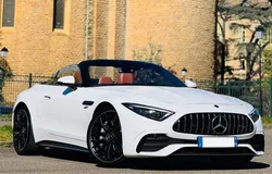 Mercedes-benz Classe SL 43 AMG Cabriolet 381h 9G Speedshift MCT AMG, blanc nacré