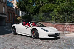 Ferrari 458 Spider - Bianco avus - Lift - Immatriculation France