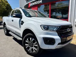 Ford Ranger 2.0 L TDCi 213 ch Super Cab Wildtrak BVA10 - TVA RECUPÉRABLE - Caméra Cuir Attelage Sièges Chauffants DAB - Suivie et Garantie 12 mois - A partir de 492e/mois