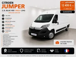 Citroën Jumper 1° Main / 2.2L blue HDI 140cv de 2021 L3H2 version DRIVER 3 Places GPS/TéL/CLIM/RE...