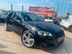 AUDI A3 II 2.0 TDI 140CH S LINE * GPS XENON BLUETOOTH CLIM RÉGULATEUR JANTES ALU * CRIT'AiR 2 * FACTURES D'ENTRETIEN À JOUR