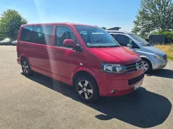 VOLKSWAGEN T5 MULTIVAN, 2.0 TDI 140 cv, 2ème BATTERIE, prise 220V, chargeur, multiflex + sur matelas