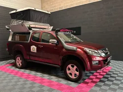 Isuzu d-max 2.5 4x4 crew cab solar - première main - equipé/aménagé - tente james baroud - hard top alucab