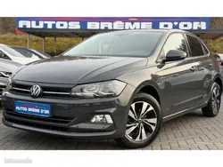 VOLKSWAGEN POLO 189/mois GARANTIE 6 ANS TSI 95ch LOUNGE AppleCarPlay AndroidAuto GPS LED Régulateur/Limiteur 1ère MAIN Origine française Aucun frais à prévoir