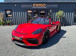 PORSCHE 718 BOXSTER SPYDER 4.0 420 / Rouge indien / PORSCHE APPROVED / Première main