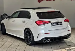 Mercedes classe A200 PACK AMG - FULL OPTIONS - KIT A45 AMG - INTÉRIEUR CUIR ROUGE - SUIVI COMPLET MERCEDES - TOIT OUVRANT - ÉCLAIRAGE D'AMBIANCE LED - BURMESTER - DIFFUSEUR A45 AMG