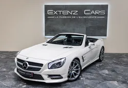 Mercedes SL 350 V6 306CV 7G-Tronic Pack AMG - Etat Exceptionnel Avec 47.000 Kms - Blanc Diamant Métallisée Designo -17K d'Options