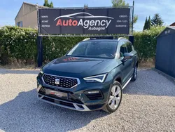 SEAT ATECA 1.5 l TSI 150 CH S/S BOITE AUTOMATIQUE DSG XPERIENCE 2021 / HISTORIQUE ENTRETIEN / TOIT OUVRANT PANO / SIEGES + VOLANT CHAUFFANT / HAYON ELECTRIQUE / PALETTES AU VOLANT / MOLETTE DRIVE MODE