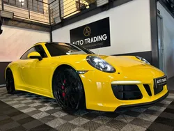 PORSCHE 911 CARRERA COUPE 4 Coupe 3.0i 450 GTS PDK - Suivi Porsche, Toit Ouvrant, Sièges 18 Positions, Compteurs Chrono Jaun