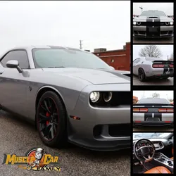 Très belle DODGE CHALLENGER SRT HELLCAT de 2016 - V8 - 6,2L - BA - 39 950 KMS - Gris (BILLET SILVER MÉTALLIC)