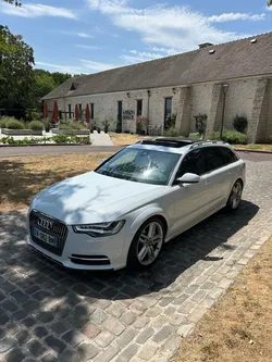 Audi a6 allroad 3.0 v6 tdi bi turbo 313 cv quattro avus boite automatique/key less go/haut parleur bose/toit panoramique ouvrant/palette/siege chauffant/alcantara /feux led/bi xénon/active sound