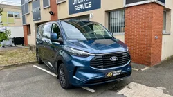 36 990 ht / ford transit custom limited 320 l2h1 2.0 ecoblue 170 cv bva8 bleu azur neuf / tva recuperable