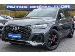 AUDI Q5 SPORTBACK 399/mois GARANTIE 6 ANS 4X4 40 TDI 204ch QUATTRO S TRONIC 7 S LINE Pack BLACK Camera COCKPIT Méplat BANG OLUFSEN FullLED 1ère MAIN Origine française