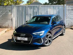 Audi A3 SPORTBACK 35 TFSI 150 S-LINE - CARPLAY - SIÈGES SPORT - BLEU NAVA - SUIVI AUDI