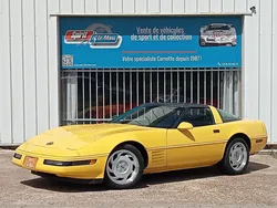 Chevrolet Corvette C4 1992 LT-1 Coupe, première main, jaune. V8 5.7L/300cv, BVA. En stock au Mans