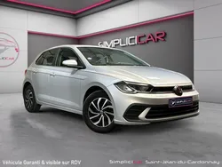 VOLKSWAGEN POLO 1.0 80Ch Carplay virtual cockpit régulateur vitesse Garantie 12 mois 80660 kms