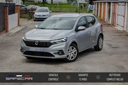 DACIA SANDERO 3 (III) 1.0 TCe 90cv FINITION CONFORT - APPLE CARPLAY - REGUL DE VITESSE - CLIMATISATION - ENTRETIEN COMPLET RENAULT - GARANTIE 12 MOIS