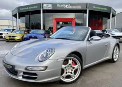 Porsche 911 (997) Carrera 4S Cabriolet / Flat 6 355 CH BVM 6 / PCCM+ / Sièges Sport Chauffant / PSE / PASM / Gris Argent GT