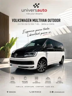 VOLKSWAGEN Multivan 2.0TDI BMT Outdoor DSG 110kW