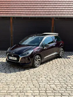 Citroën DS3 Cabrio Sport Chic – 1.6 BlueHDi 120 ch – DS LED Vision – Hi-Fi Denon – GPS – Radars AV/AR – 132 500 km