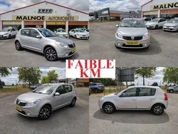 Sandero 1,2 i 75ch laureate 72691km bon état ct ok entièrement révisé peinture métal roue secours radio cd mp3 usb verrouillage centralisé rétros+vitres élec chrome antibrouillard abs airbags isofix..