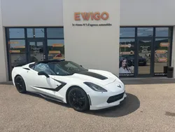 CHEVROLET CORVETTE COUPE STINGRAY 6.2 466ch TARGA 1LT BVA8 - Malus payé - Palettes - Toit noir - int gris - jantes noir