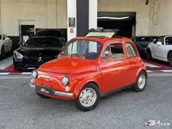 Fiat 500 1974 / cuir noir / origine italie