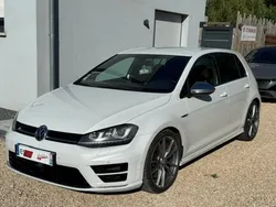 Disponible * Magnifique Volkswagen GOLF 7 R 2.0 Tsi 300 Dsg * 99400km * Origine France * Garantie 12 mois * DCC * Blanc oryx * Sort de révision Vw