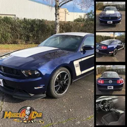 Très belle FORD MUSTANG BOSS 302 de 2012 - V8 - 5,0L - BM - 43 880 KMS - Bleu Kona