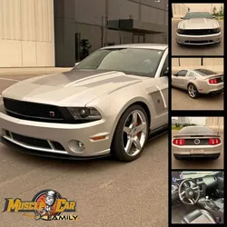 Très belle FORD MUSTANG ROUSH STAGE 3 Coupé de 2012 - V8 - 5,0L - BM - 67 280 KMS - GRISE (INGOT SILVER MÉTALLIC)