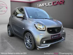 SMART FORTWO CABRIO Cabriolet 109 ch Brabus Xclusive- Capote Grise-Sieges en Cuir Chauffant-JBL-Camera et Bip de Recul